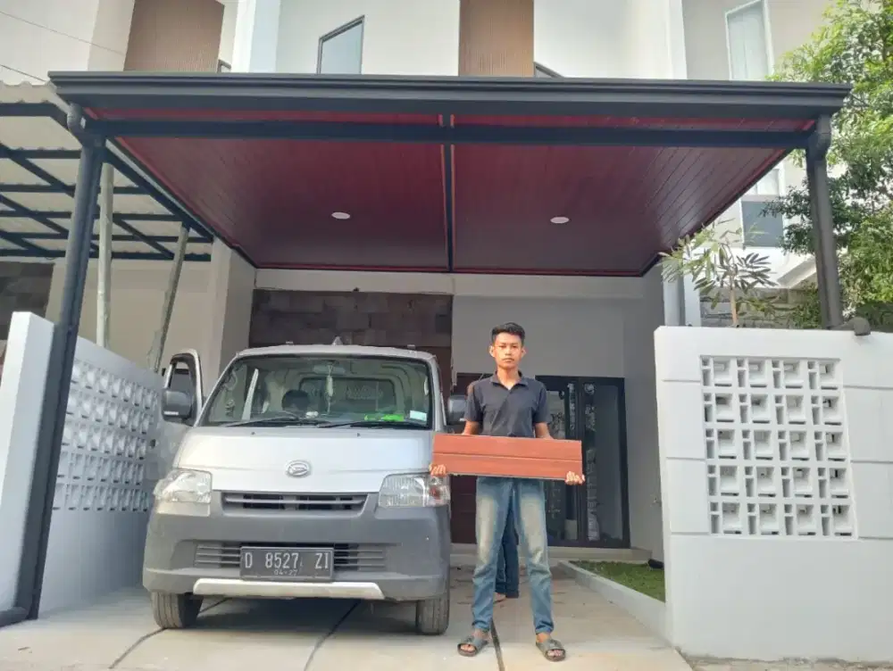 Kanopi alderon+plafon pvc