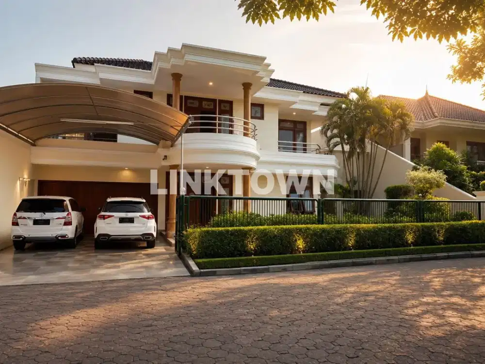 Hunian Mewah Full Granit dan Kayu Jati Semifurnished Nego di Darmo Harapan Regency Site