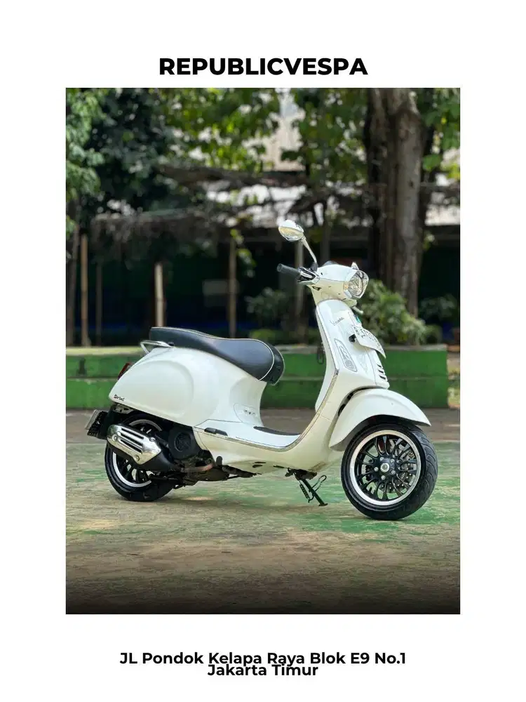 PIAGGIO VESPA SPRINT 150 IGET FACELIFT TH 2020 WARNA WHITE INNOCENZA