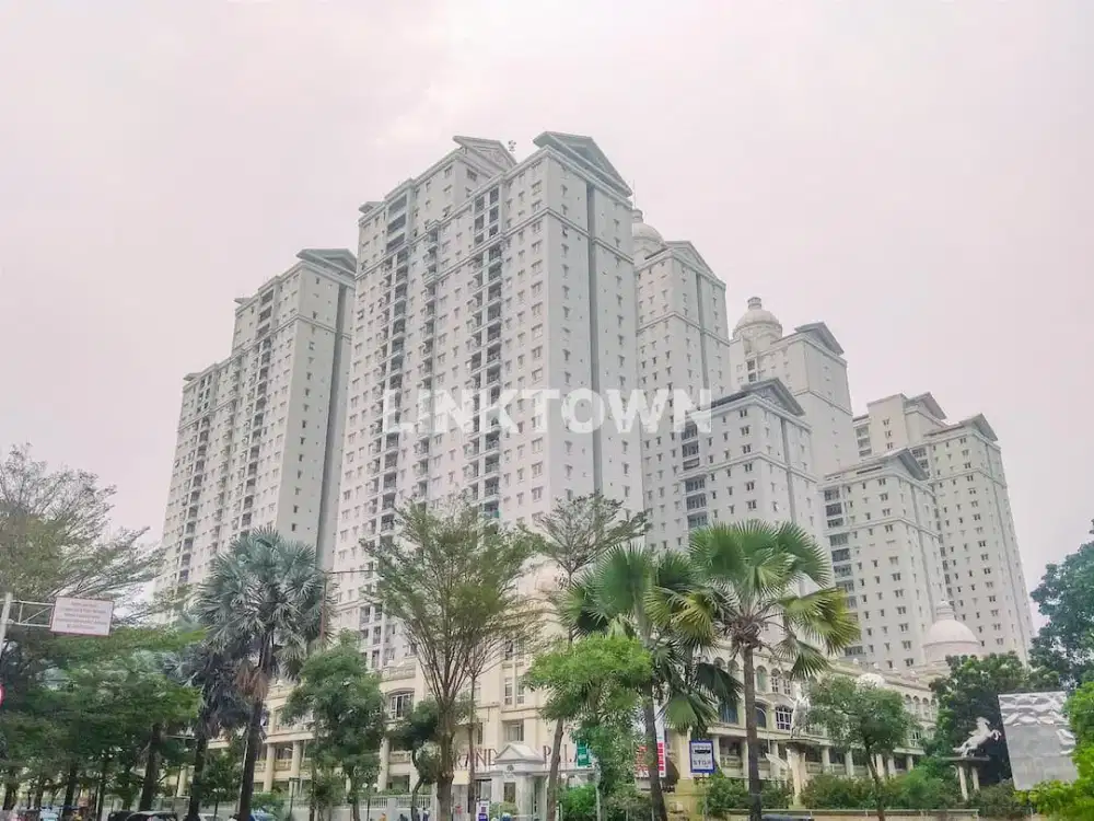 Semifurnished Harga Dibawah NJOP Apartemen Pusat Kota Jakarta di Grand Palace