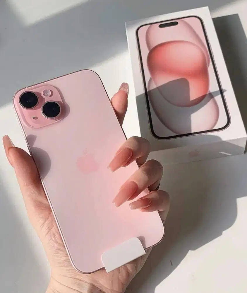 Iphone 15 128 pink gratis case dan anti gores