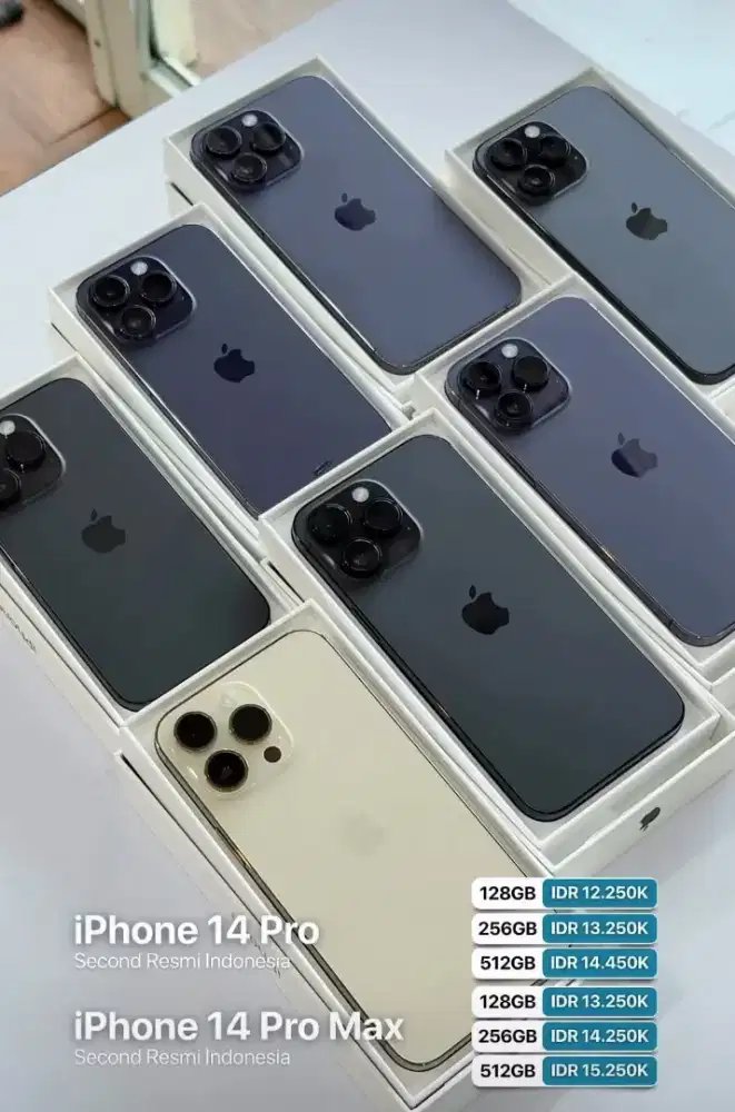 iPhone 14 pro second iBox dikredit bisa kak tanpa DP