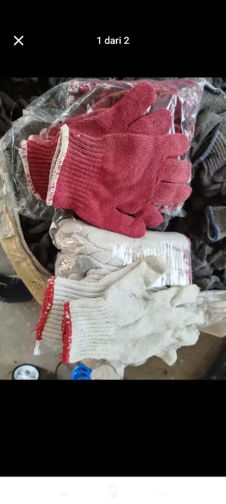 Sarung Tangan Kain Rajut