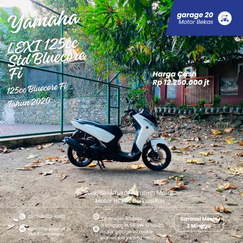 Yamaha Lexi 125cc Bluecore Fi Tahun 2020 Pajak Off