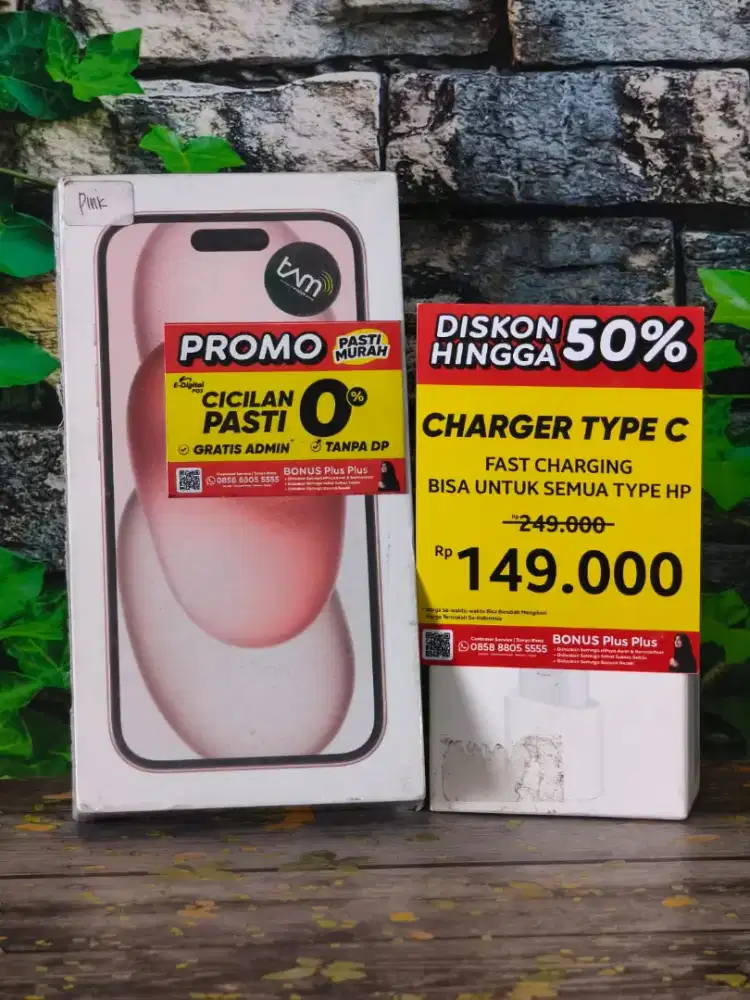 iPhone 15 128 ,bisa tanpa dp, bunga 0% admin 0
