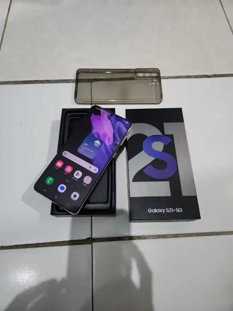 Samsung S21+ 8/256 Sein fullset mlusss like new josss
