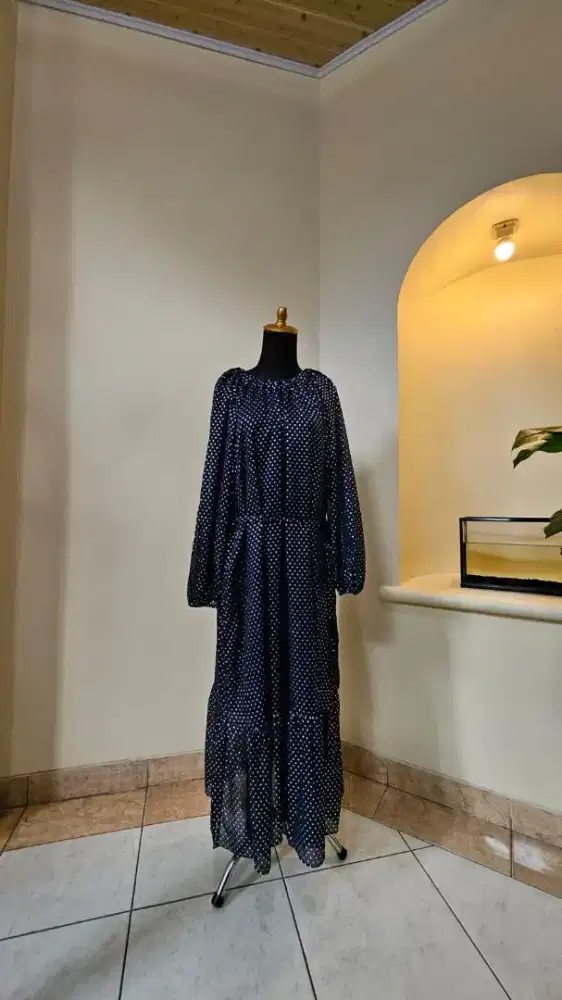 Maxi dress motif polkadot