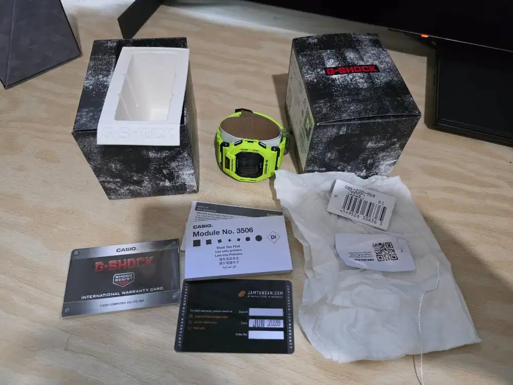 Casio G-Shock GBD-200-9DR G-Squad Baru Sekali Pake