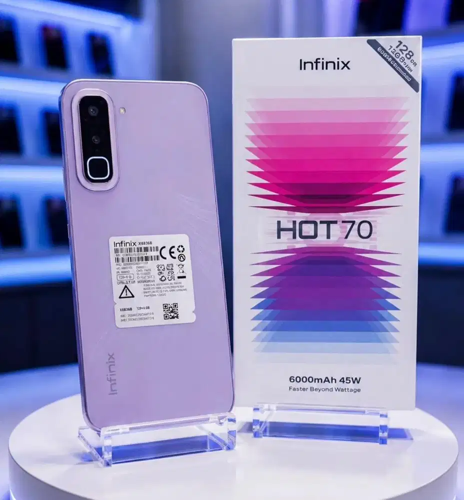 Infinix Hot 70 6/128 new garansi resmi
