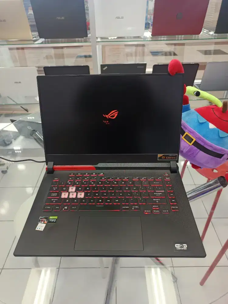 Laptop Gamming,Asus RoG Strix Ryzen 7-5800H, RTx Nvidia 3050Ti 4gb