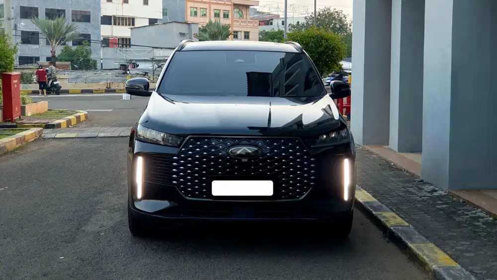 Km 14 ribu chery tiggo cross premium 2025 hitam pajak panjang