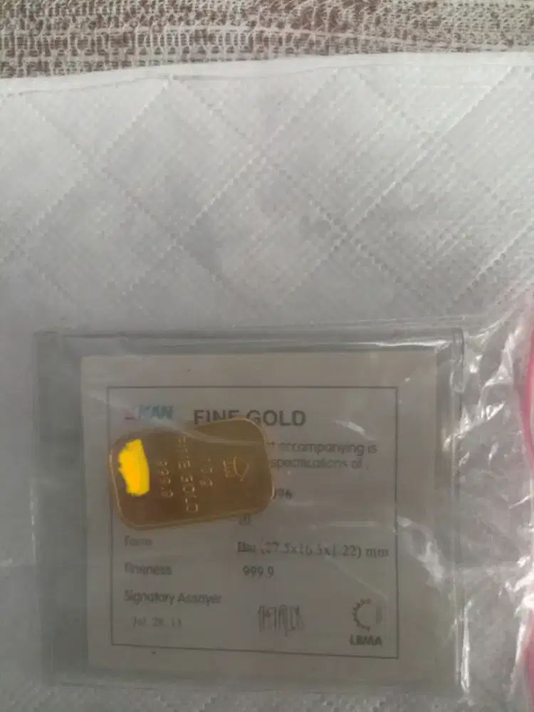 Emas Antam Retro 10 gram dan 25 gram 2020 Surat Asli Pembelian Sendiri
