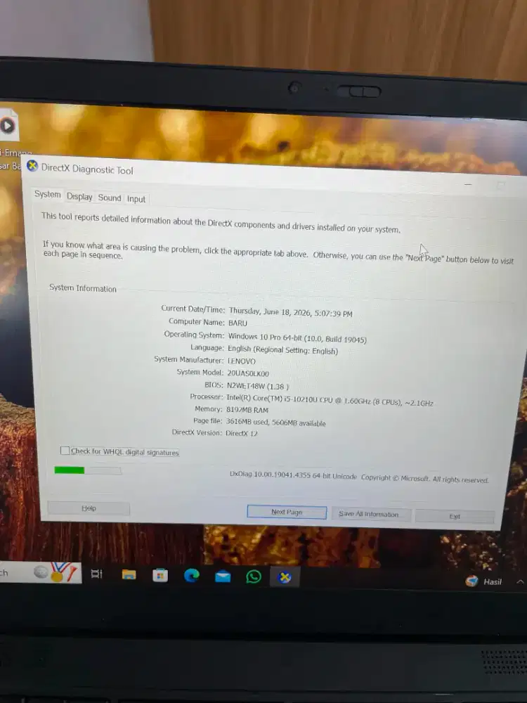 LAPTOP LENOVO THINKPAD X1 CARBON