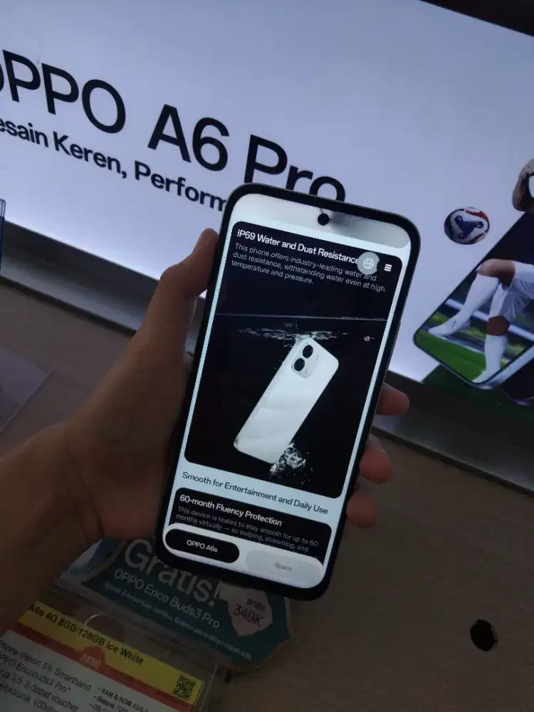 Oppo A6S 4g 8 128gb Ice White