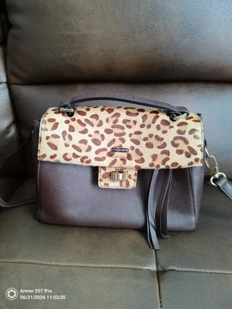 Donini Roma coklat leopard