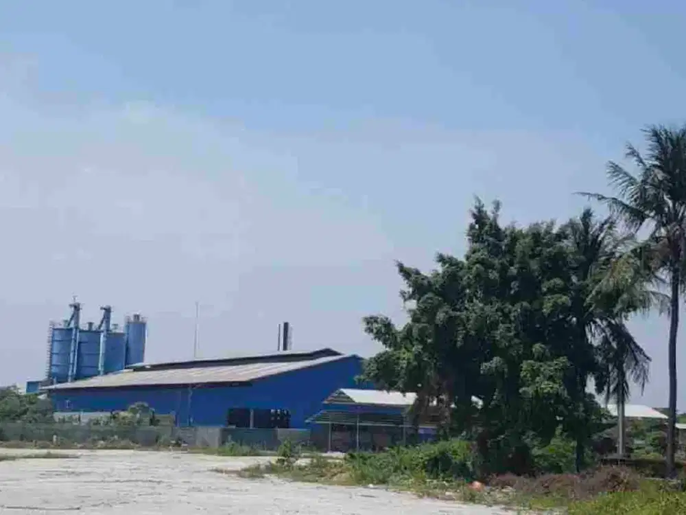 Jual Gudang Jakarta 3.1Ha, hanya hitung lahan 1.3Ha seharga 9.9jt/m