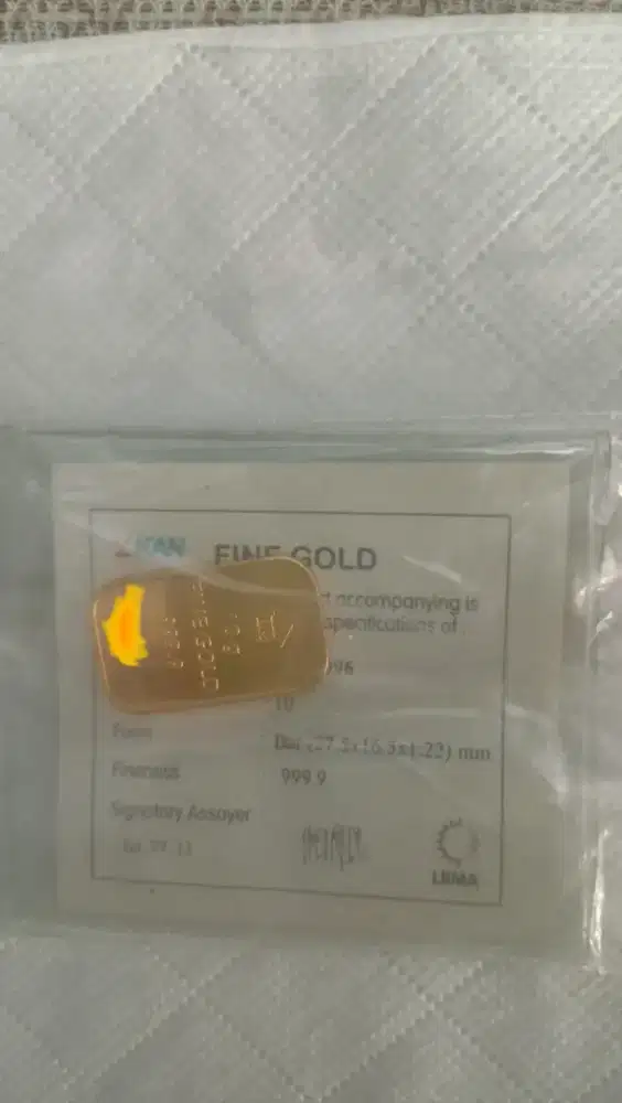 Emas Antam Retro 10 gram dan 20 gram 2020 Surat Asli Pembelian Sendiri