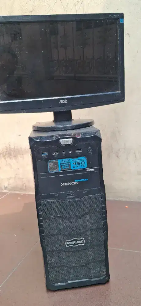 Dijual monitor dan cpu