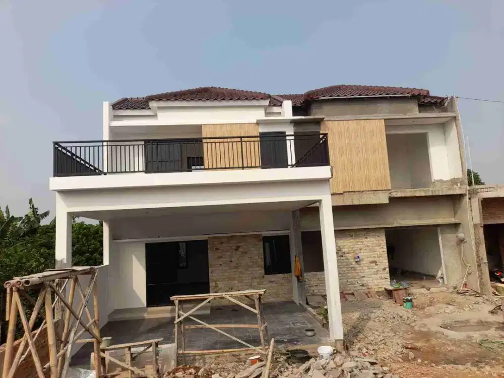 Rumah cluster ready stok dinding ful batamerah lokasi strategis dekat stasiun LRT Jatibening