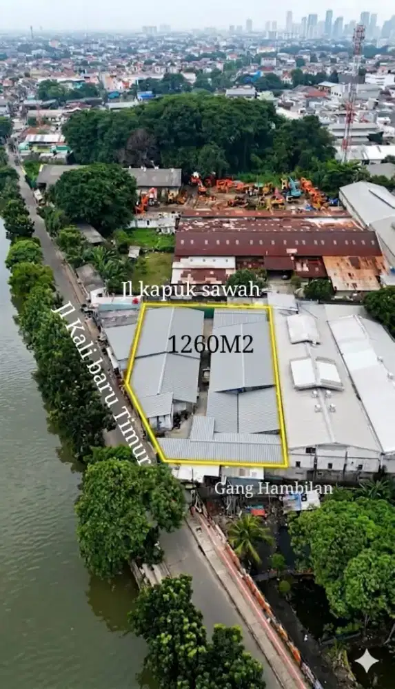 Dijual Tanah SHM 1260 Strategis Kapuk,Cengkareng muat Kontainer 40feet