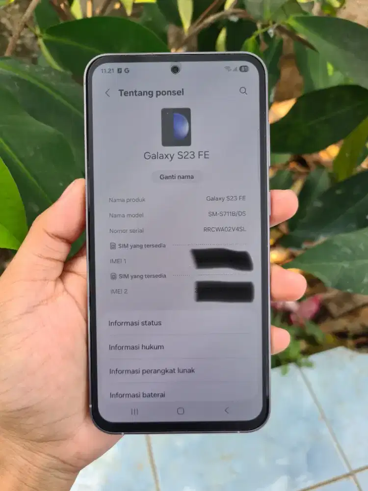 Samsung s23fe 8/256