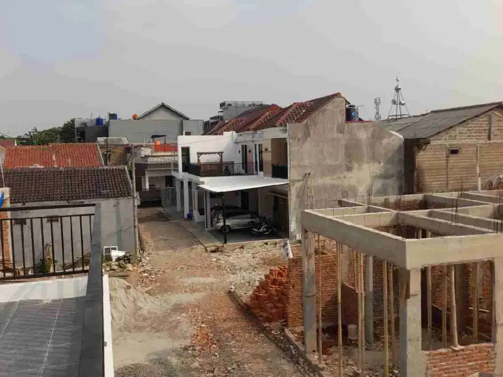 Hunian mewah ready stok dinding ful batamerah lokasi strategis dekat stasiun LRT Jatibening
