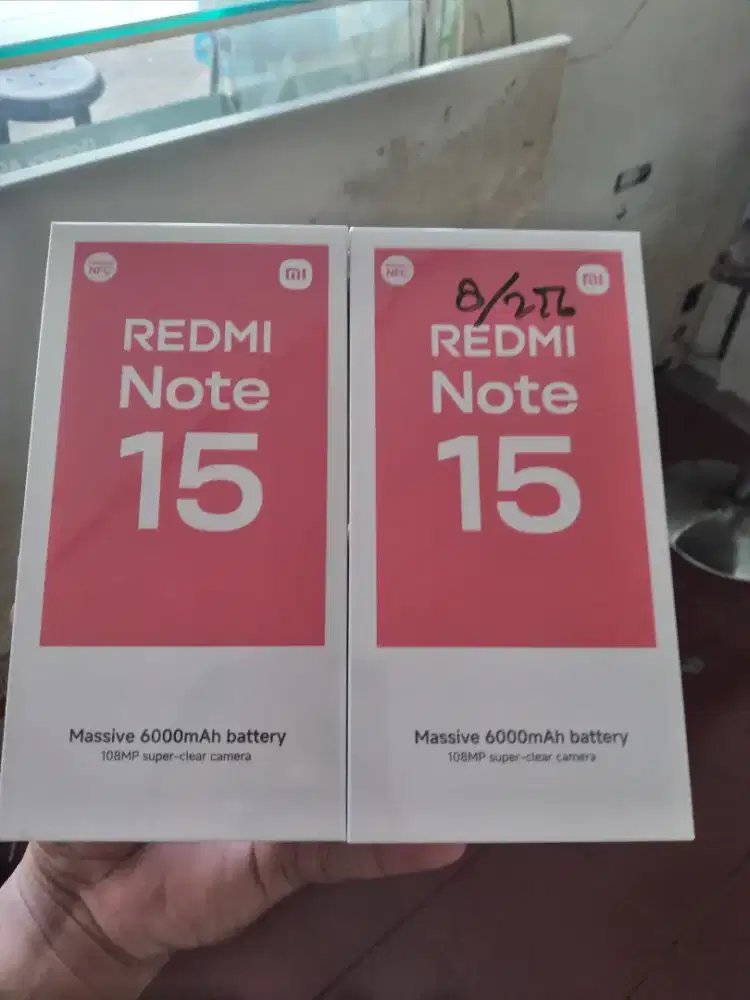 New Redminote 15 ram8/256 garansi resmi 1 tahun