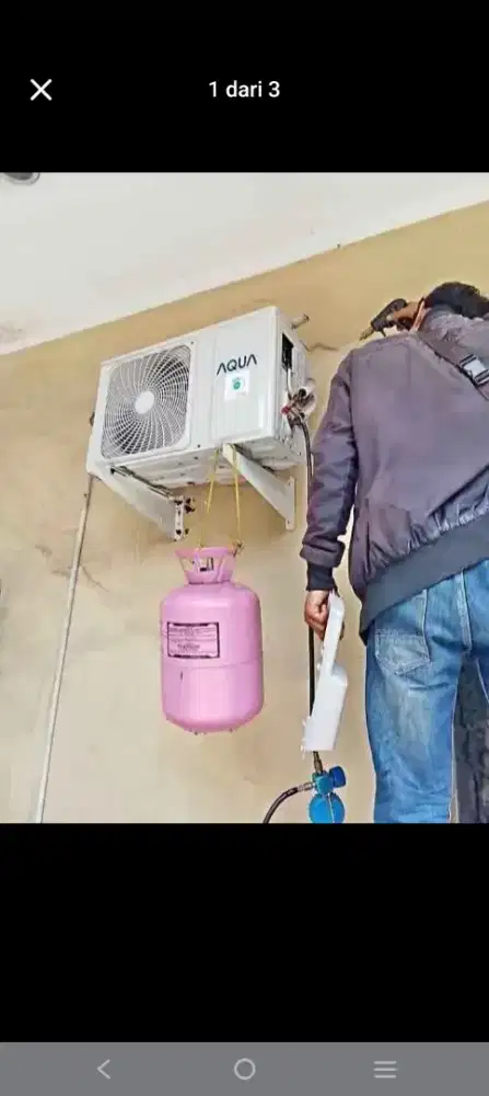 Jasa servis AC kulkas mesin cuci kompa air dll