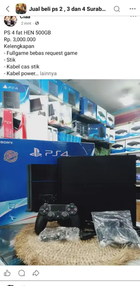 Ps 4 fat fullset