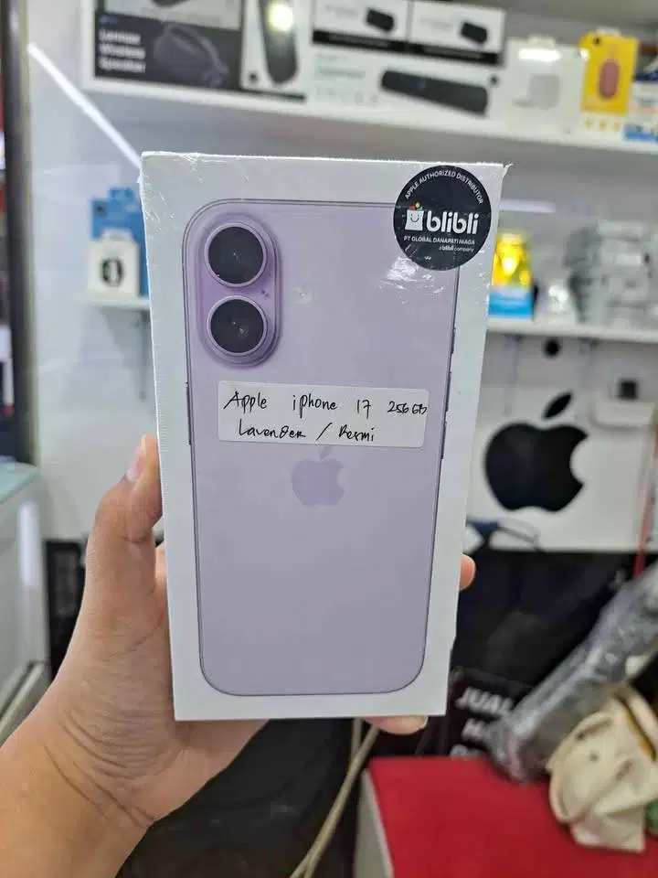IPhone 17 256GB Storage Lavender Color BNIB, New Segel Box Belum Aktif