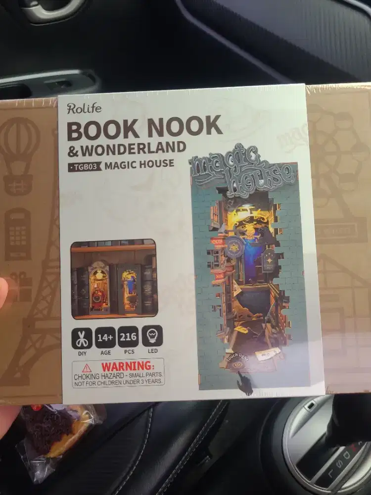 Rolife Book Nook Magic House TGB03 Original Baru Segel | DIY bookshelf