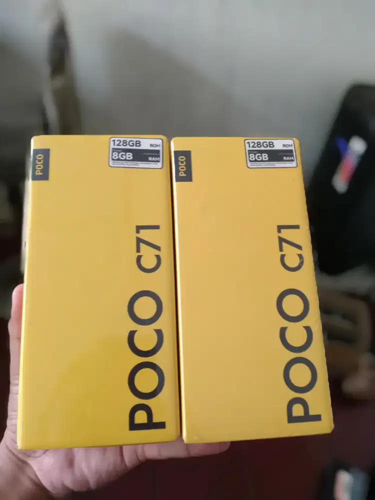 New poco c71 ram4/128 garansi resmi 1 tahun