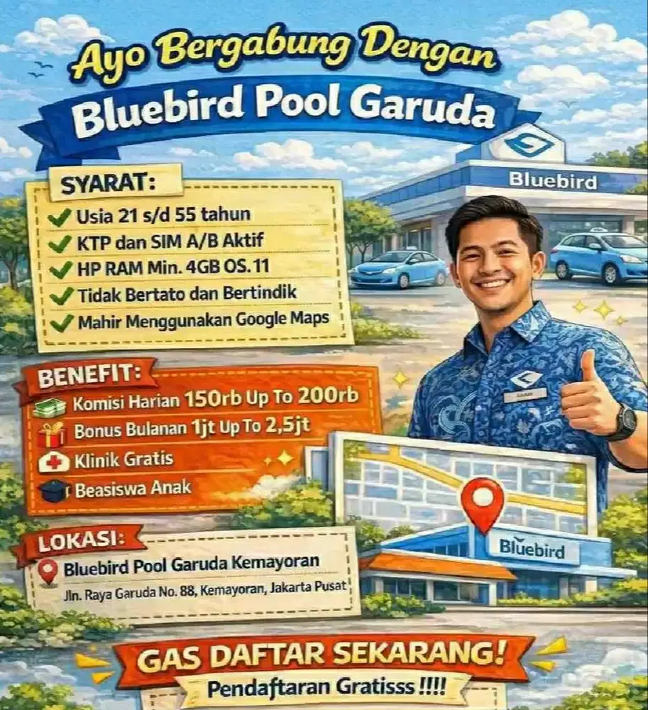 Pengemudi Pool Garuda