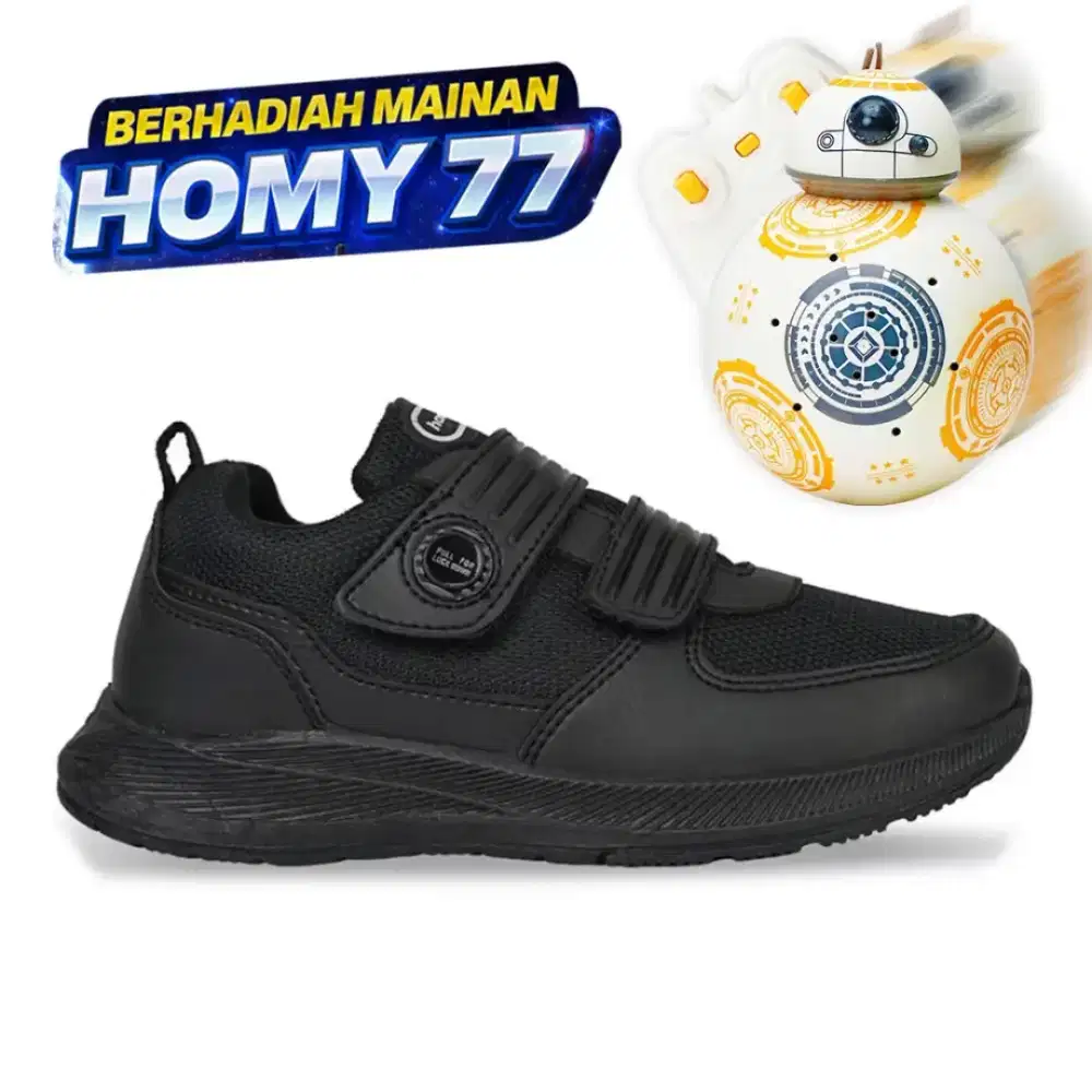 Sepatu Sekolah Anak Homy ped Hitam