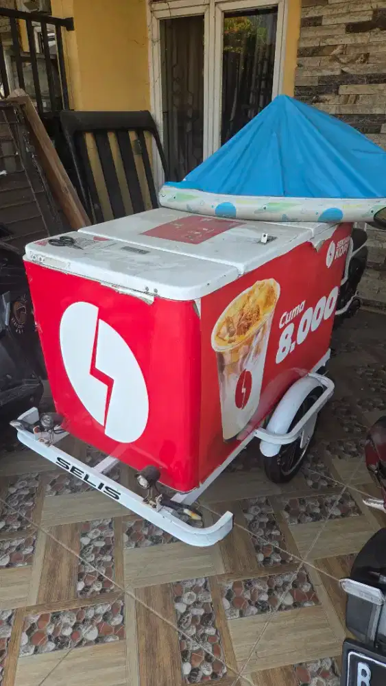 Gerobak Selis Pujasera Box