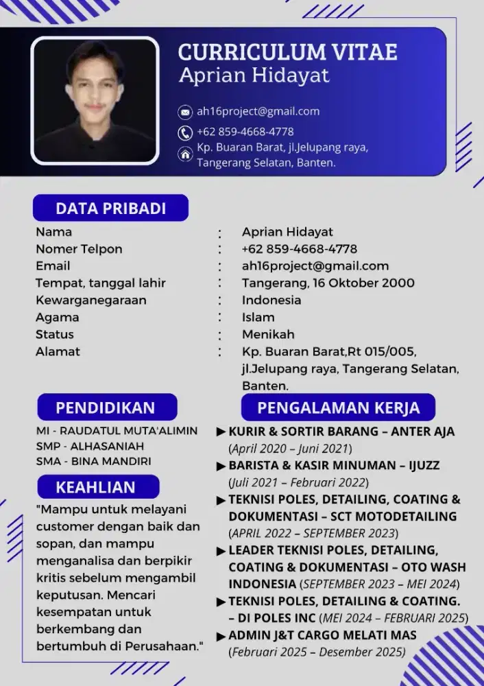 SEDANG MENCARI PEKERJAAN
