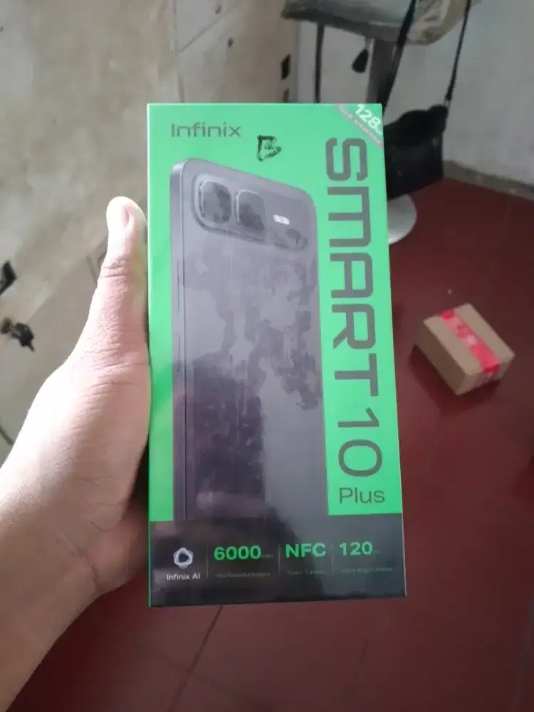 New infinix smrt 10 plus ram8/128 garansi resmi 1 tahun