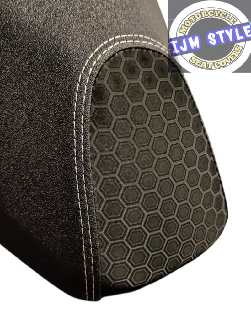 KULIT JOK MOTOR VARIO PLUS PASANG BAHAN PREMIUM PASIRNYA DAN HEXAGONAL
