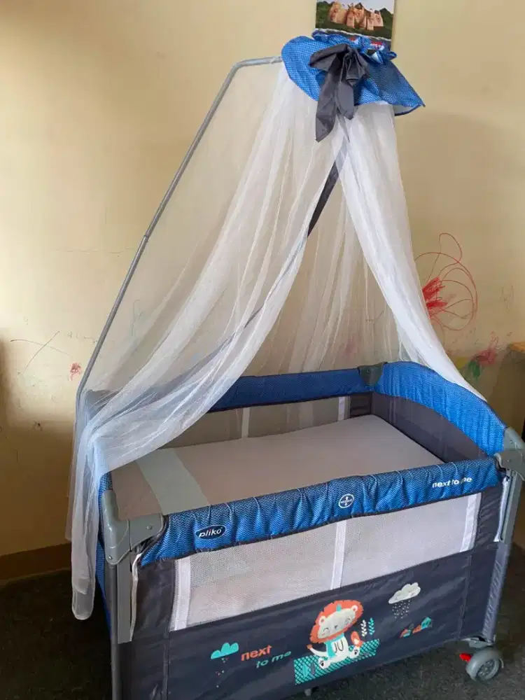 Tempat Tidur (Box) Bayi Portable Pliko (preloved)