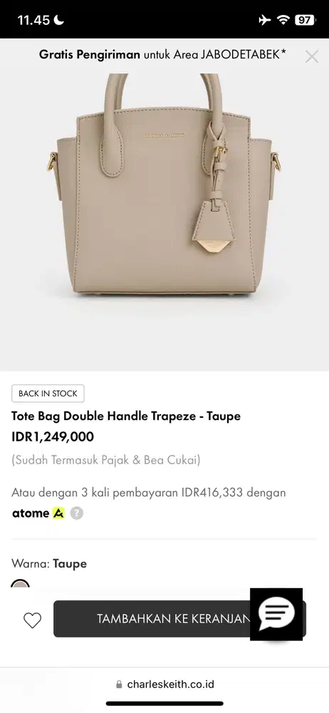 TAS CHARLES & KEITH