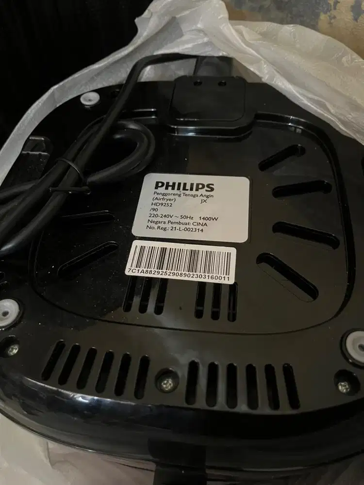 Digital air fryer hd9252 philips