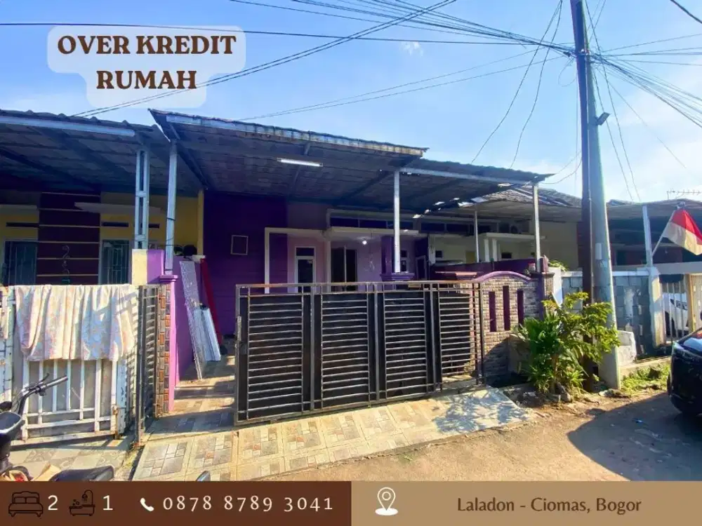 Over Kredit 69JT 8 Thn lg cicilan flat dkt IPB di Mulia Residence 2 Ciomas