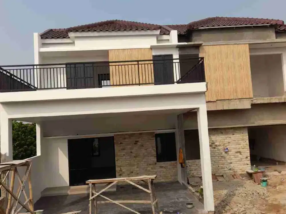 Cluster super megah dinding ful batamerah unit ready stok cuma 5menit ke stasiun LRT Jatibening