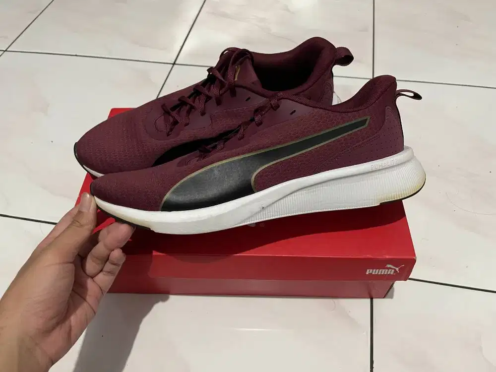 Jual Koleksi Pribadi - Sepatu Running Puma Flyer Lite 46 Dark Jasper