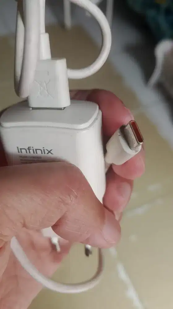 Carger bekas infinix type c 18watt fast carger.