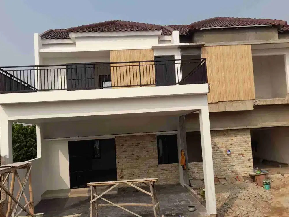 Rumah super mewah 2lantai full bata merah lokasi 5menit ke stasiun LRT Cikunir 1