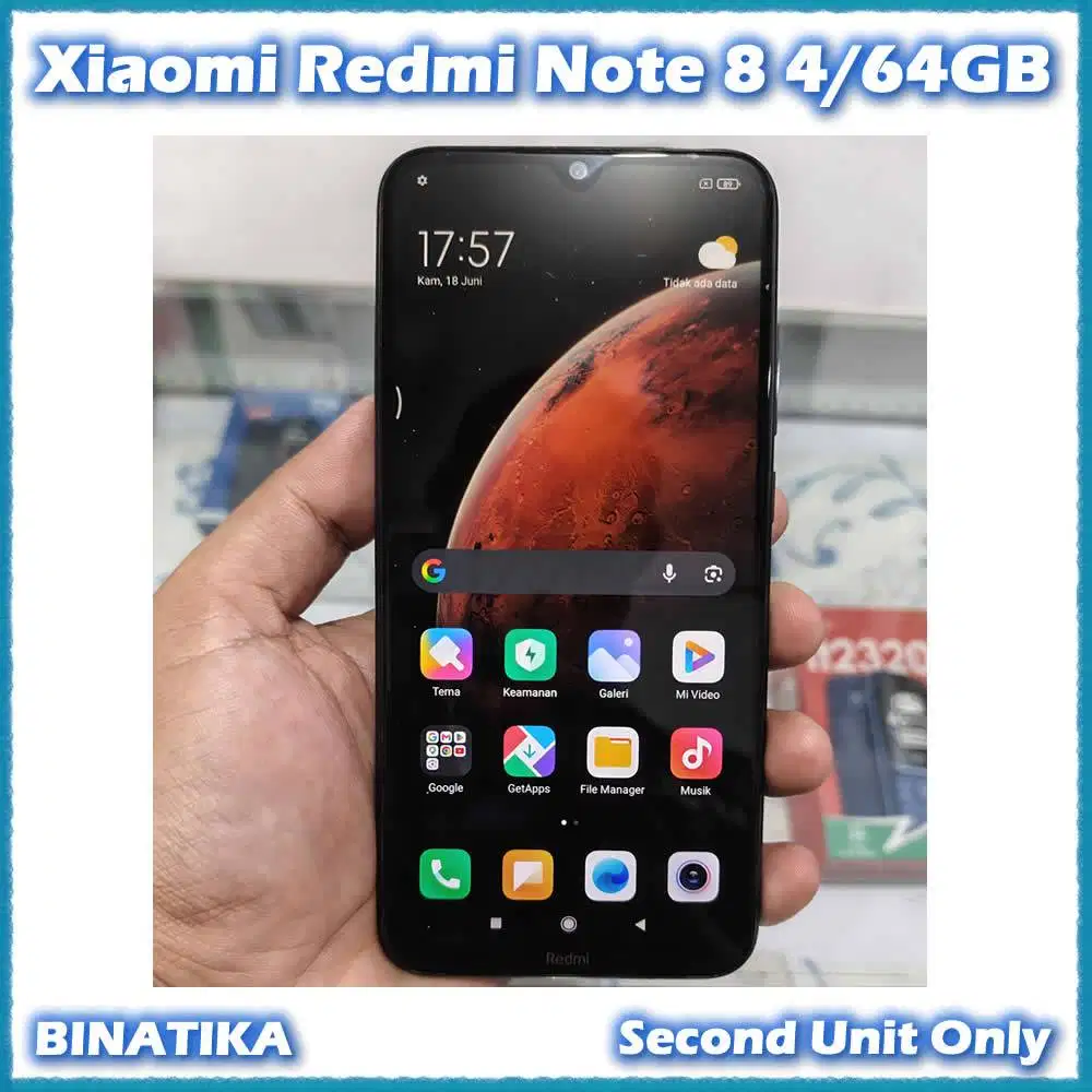Xiaomi Redmi Note 8 4/64GB Second Unit Only - BINATIKA