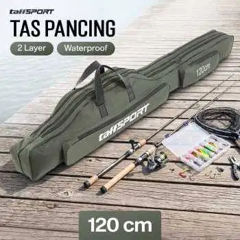 Tas Pancing Joran Multifunction Fishing Bag Kain Kanvas 120cm