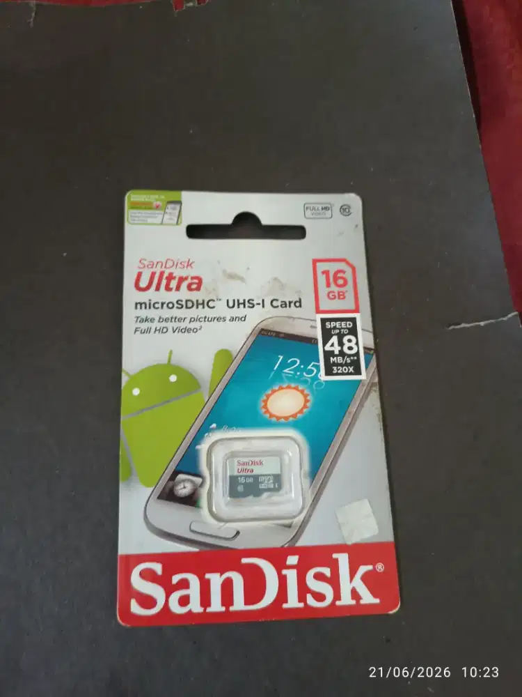 Micro SD card 16gb baru segel