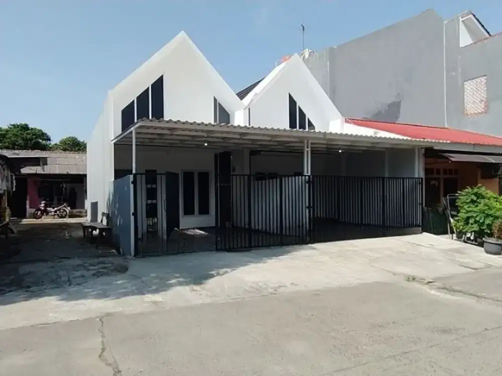 RUMAH DISEWAKAN TAHUNAN SEMI FURNISHED DI DEPOK DEKAT TOL KUKUSAN & STASIUN DEPOK